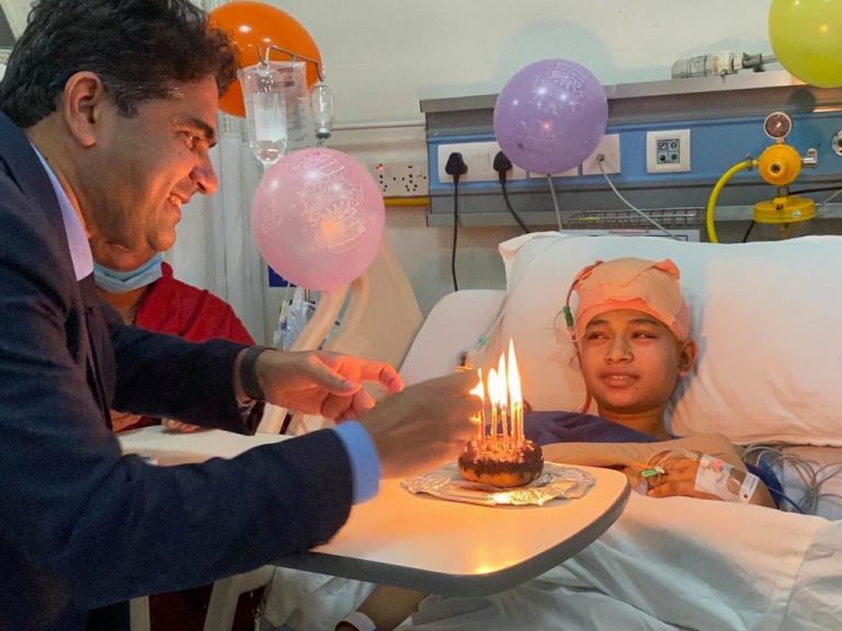 an unusual birthday celebration!